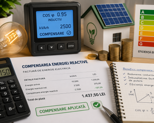 Compensarea energiei reactive și factorul de putere. De ce apar penalizări pe factură și cum le elimini