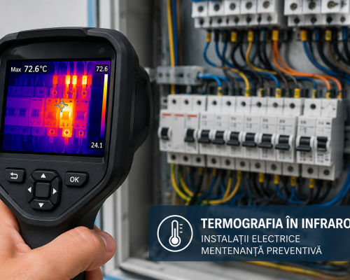 Termografia în infraroșu a instalațiilor electrice. Cum depistezi punctele fierbinți înainte să provoace un incendiu
