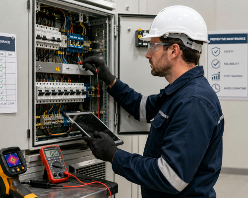 Mentenanța preventivă a instalațiilor electrice într-o firmă. De ce merită și ce presupune
