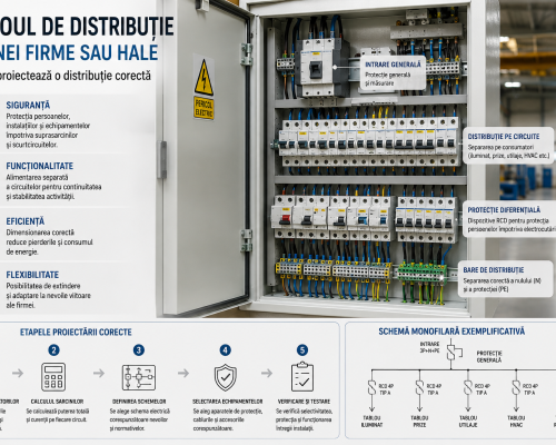 Tabloul de distribuție al unei firme sau hale. Cum se proiectează o distribuție corectă