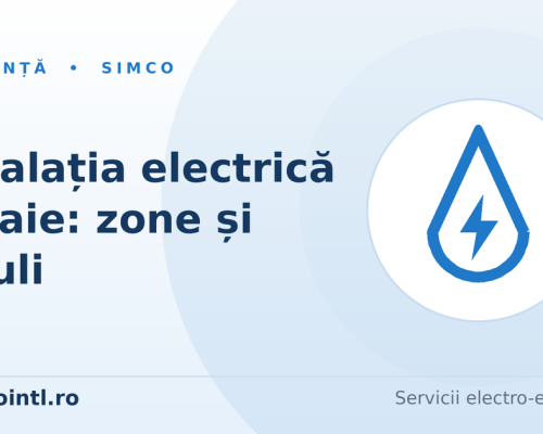 Instalația electrică în baie. Unde pui priza, ce zone de siguranță există și ce reguli trebuie respectate